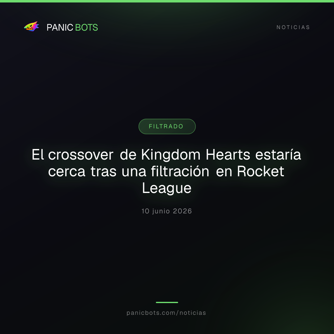 El crossover de Kingdom Hearts estaría cerca tras una filtración en Rocket League