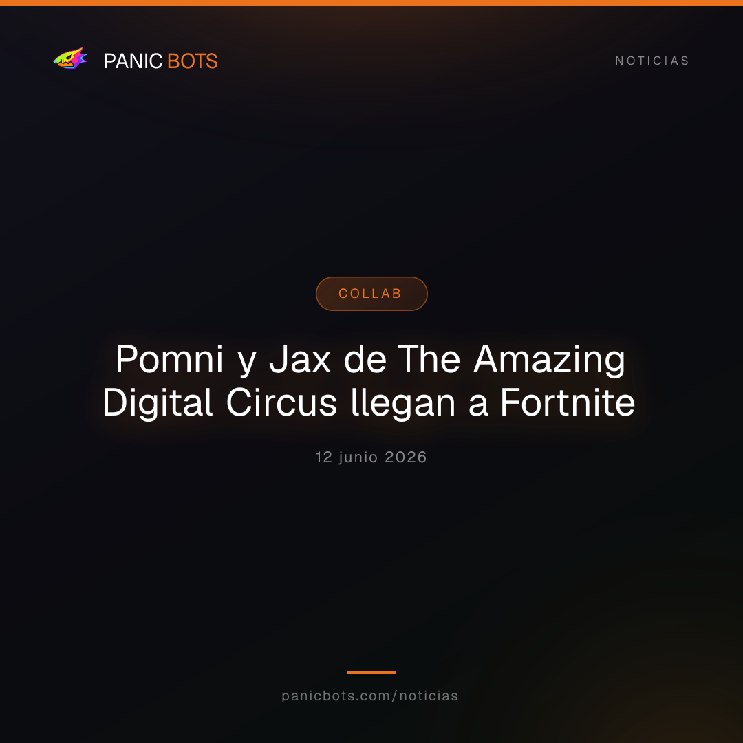 Pomni y Jax de The Amazing Digital Circus llegan a Fortnite