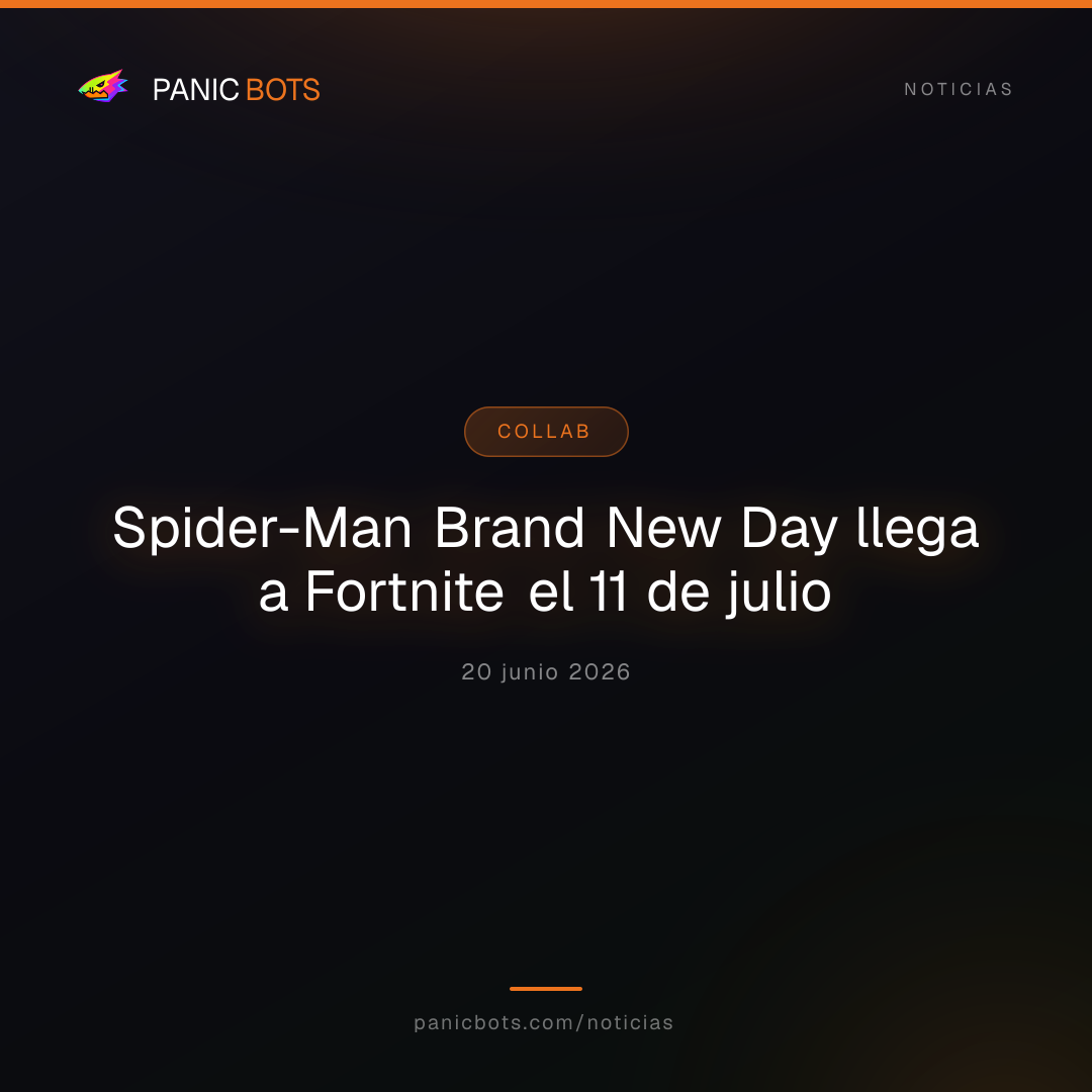 Spider-Man: Brand New Day llega a Fortnite el 11 de julio — todas las skins y el evento especial