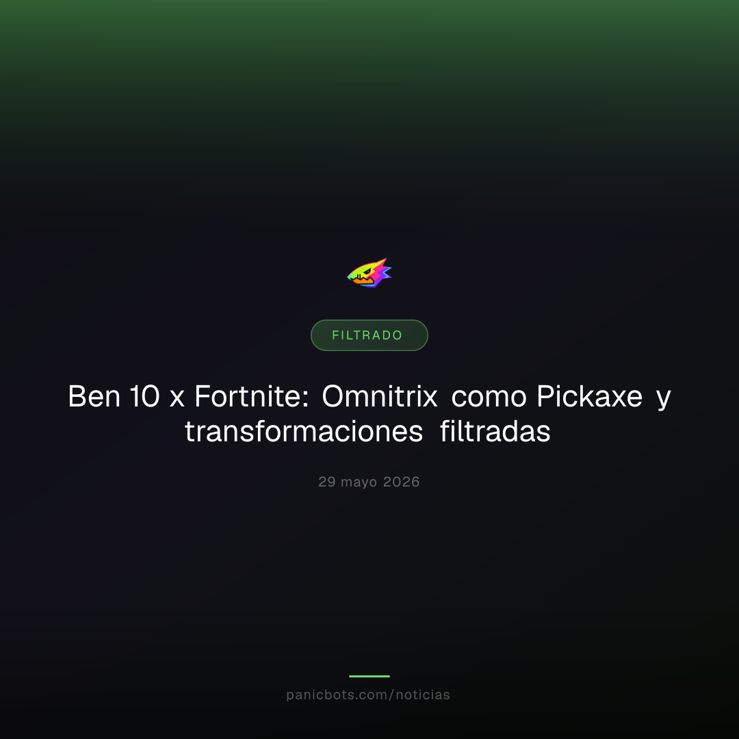 Ben 10 x Fortnite: Omnitrix como Pickaxe y 10 transformaciones filtradas para el verano