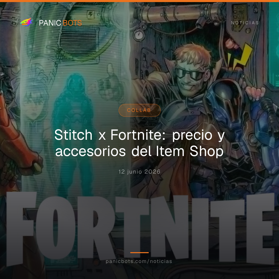 Stitch x Fortnite: precio, accesorios confirmados y cuándo llega al Item Shop